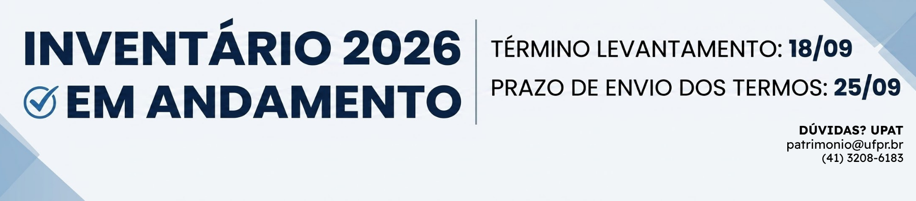 Inventário de Bens Móveis 2026